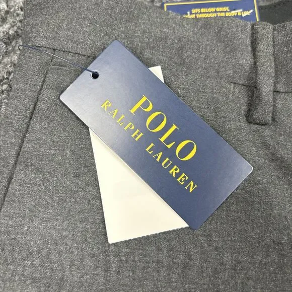 Polo Ralph Lauren Pants Men’s 36x32 Stretch Straight Fit Heather Gray NEW - Picture 3 of 9